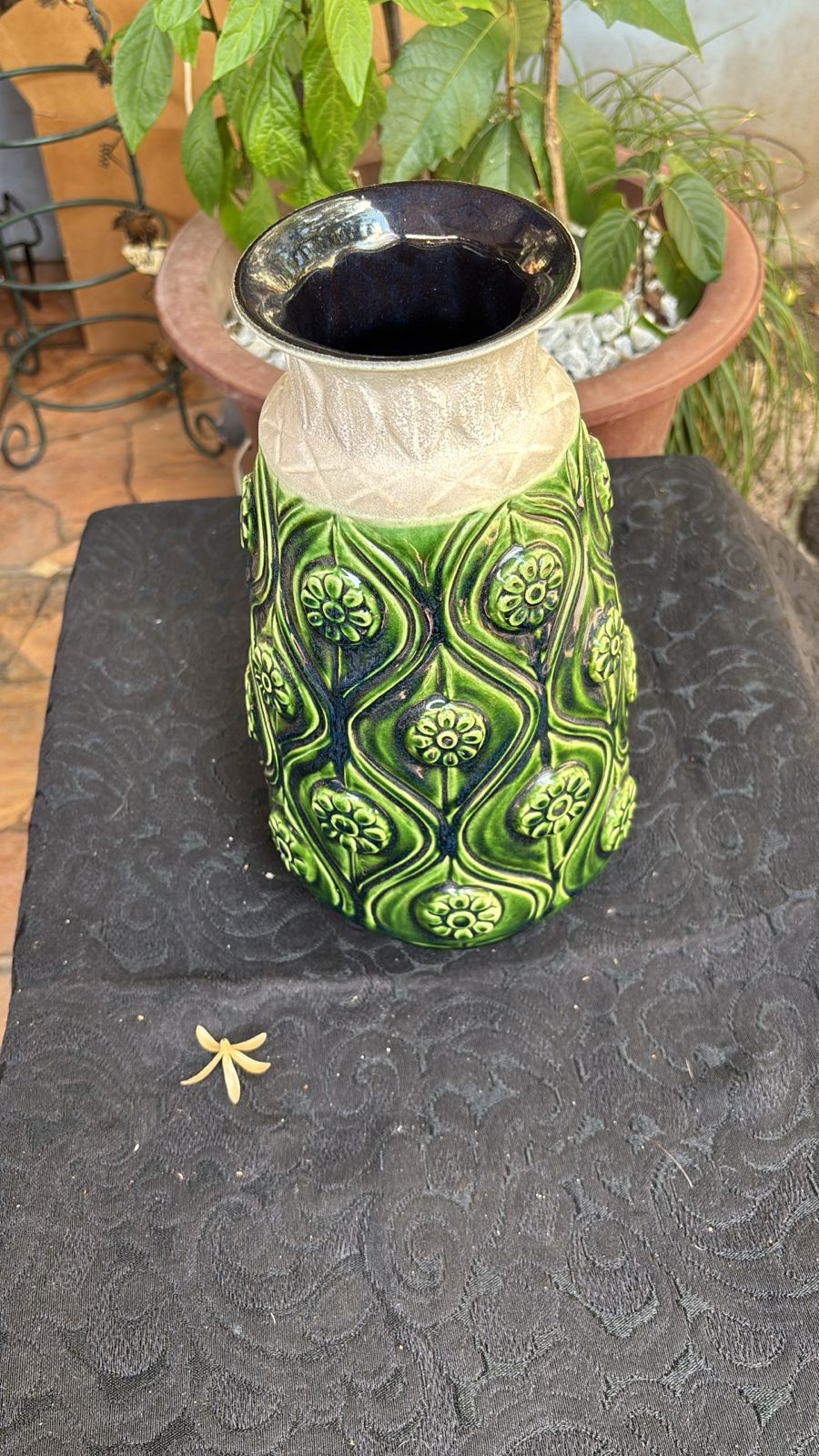 Jarrón verde