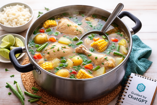 Sopa de Pollo Fácil (guiada por ChatGPT) — y salió GENIAL