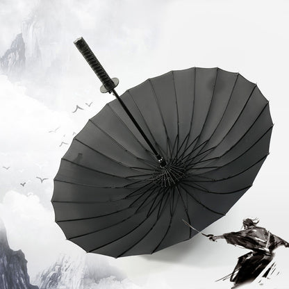 Paraguas Katana Ultra-resistente ANTI-VIENTO 16 varillas
