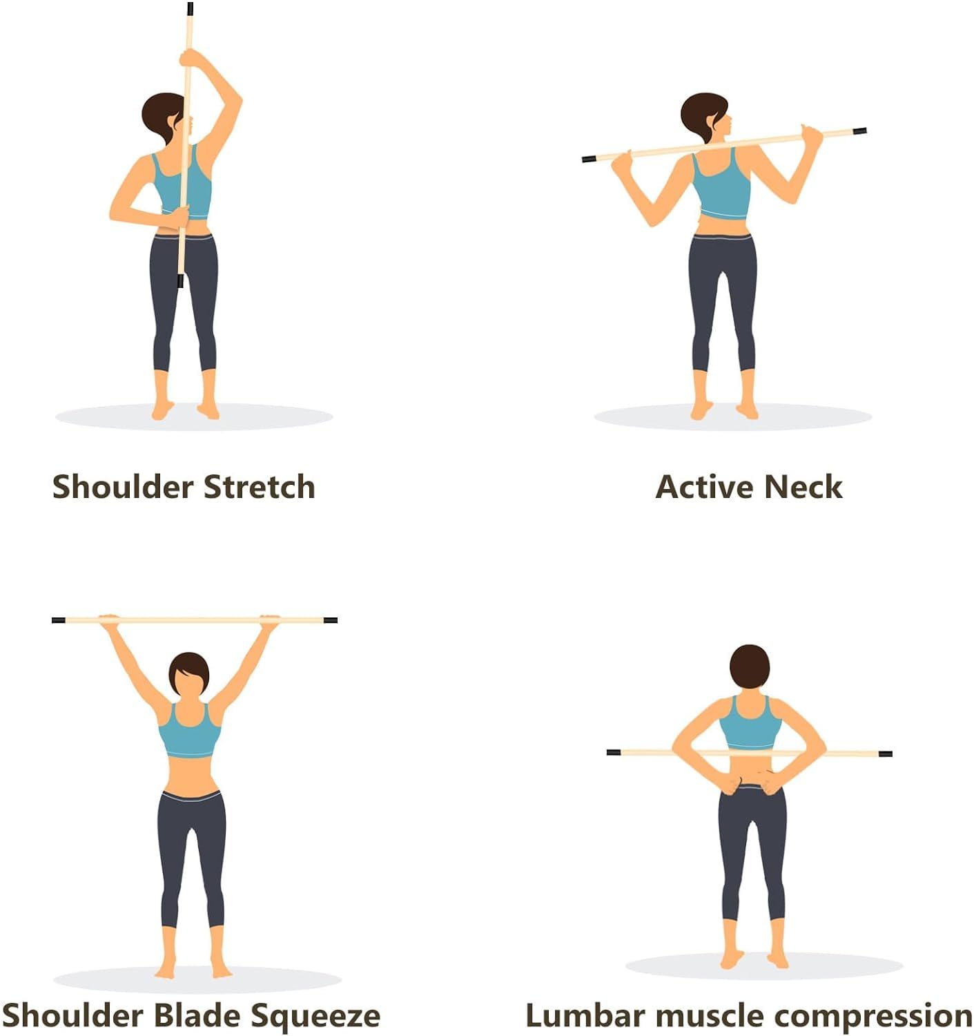 Bastón para Yoga y Pilates – Vital