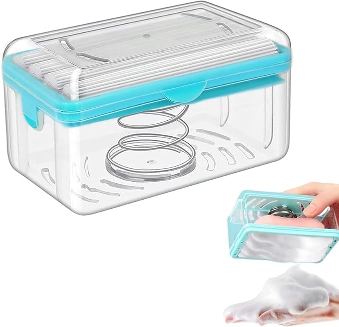 Dispensadora de detergente con rodillos para lavado a mano