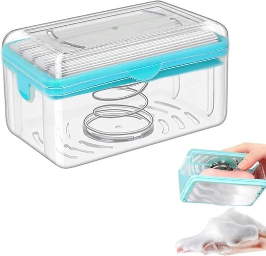 Dispensadora de detergente con rodillos para lavado a mano