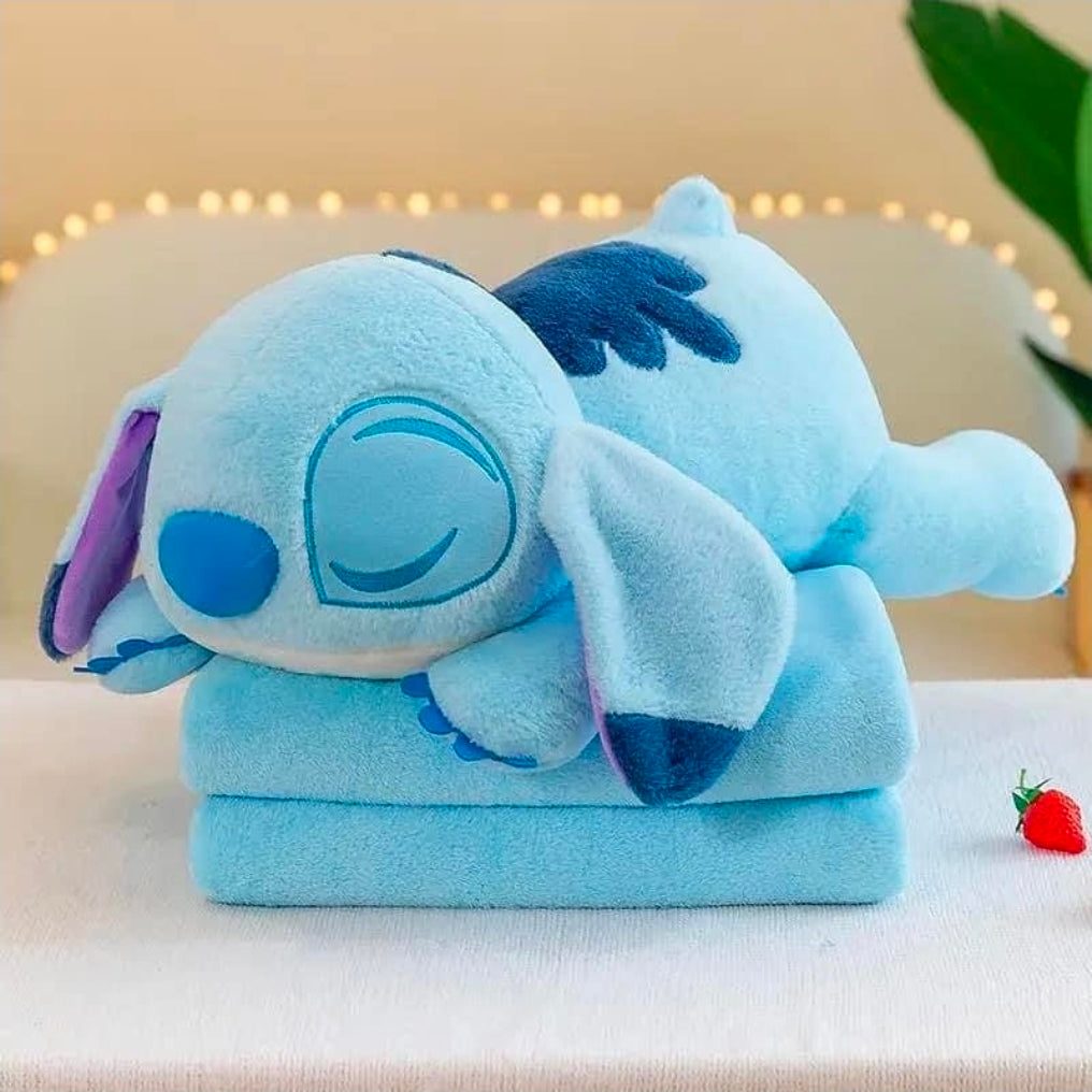 Set Manta + Peluche Stitch o Angela