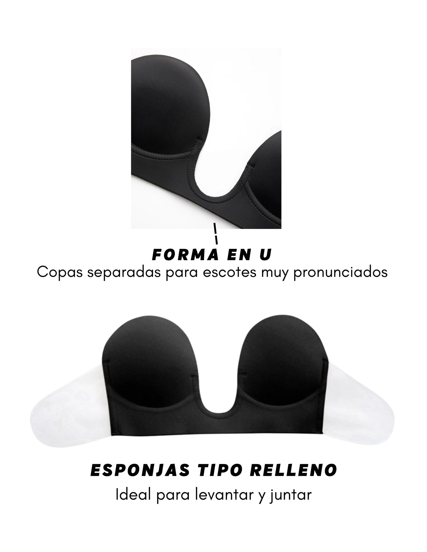 Sujetador Adhesivo para escotes