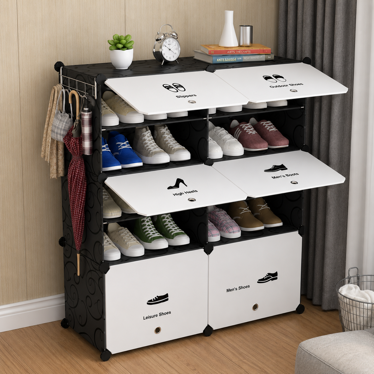 Zapatera Organizadora Armable con Puertas -  ENVIO GRATIS