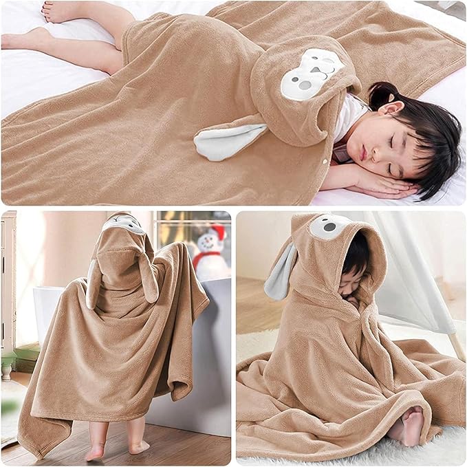 Toalla con capucha para niños