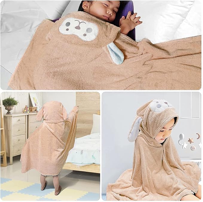 Toalla con capucha para niños