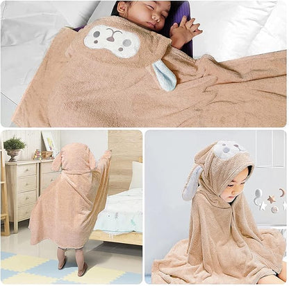 Toalla con capucha para niños