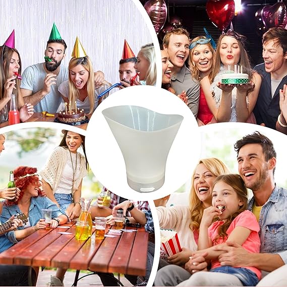 Hielera - Parlante LED para bebidas frias