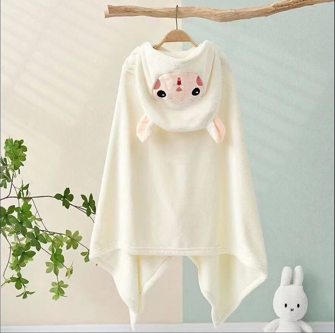 Toalla con capucha para niños