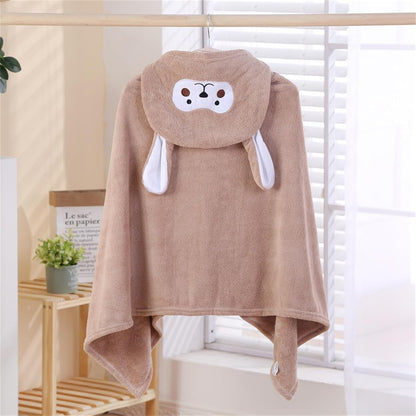 Toalla con capucha para niños