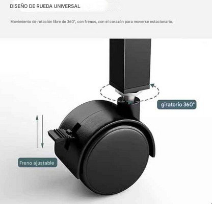 Estante de Cocina de acero inoxidable – Ruedas Incluidas