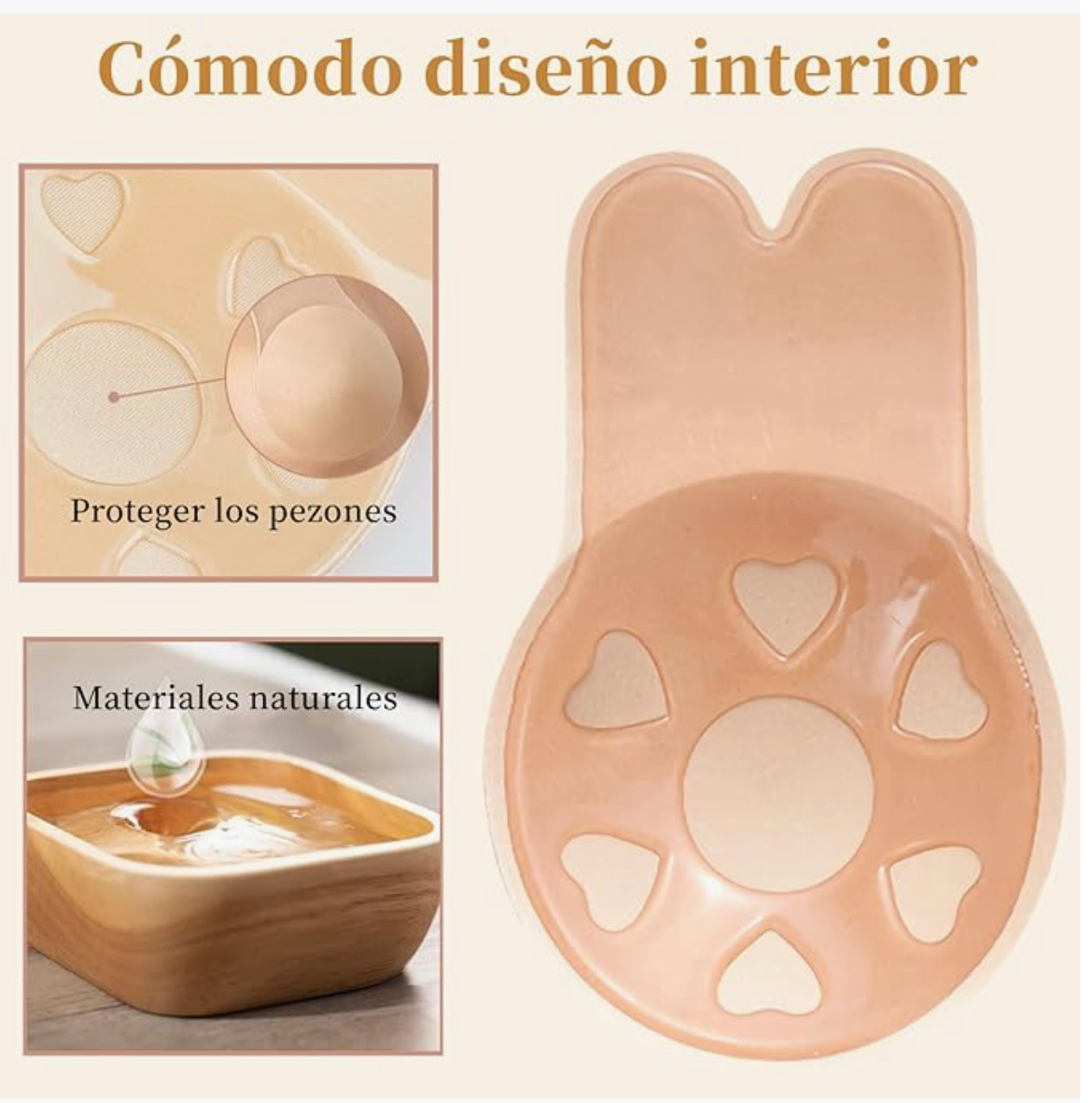 Sujetador Adhesivo para escotes