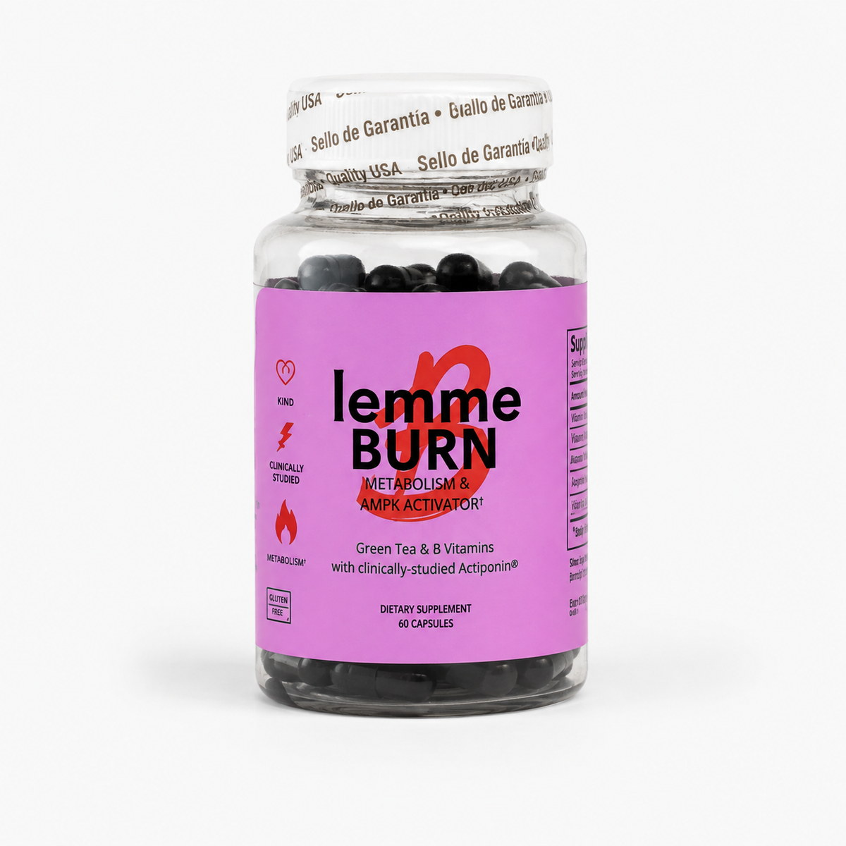 Lemme Burn – Metabolism & AMPK Activator | 60 cápsulas