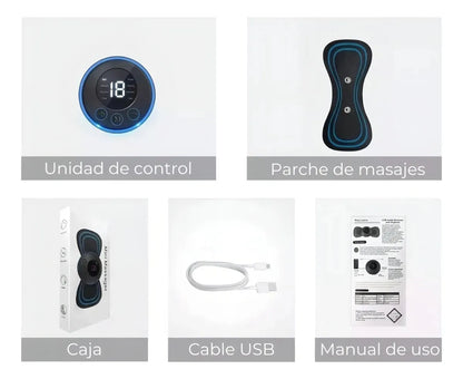 Masajeador eléctrico para relajación y liberación muscular y articular