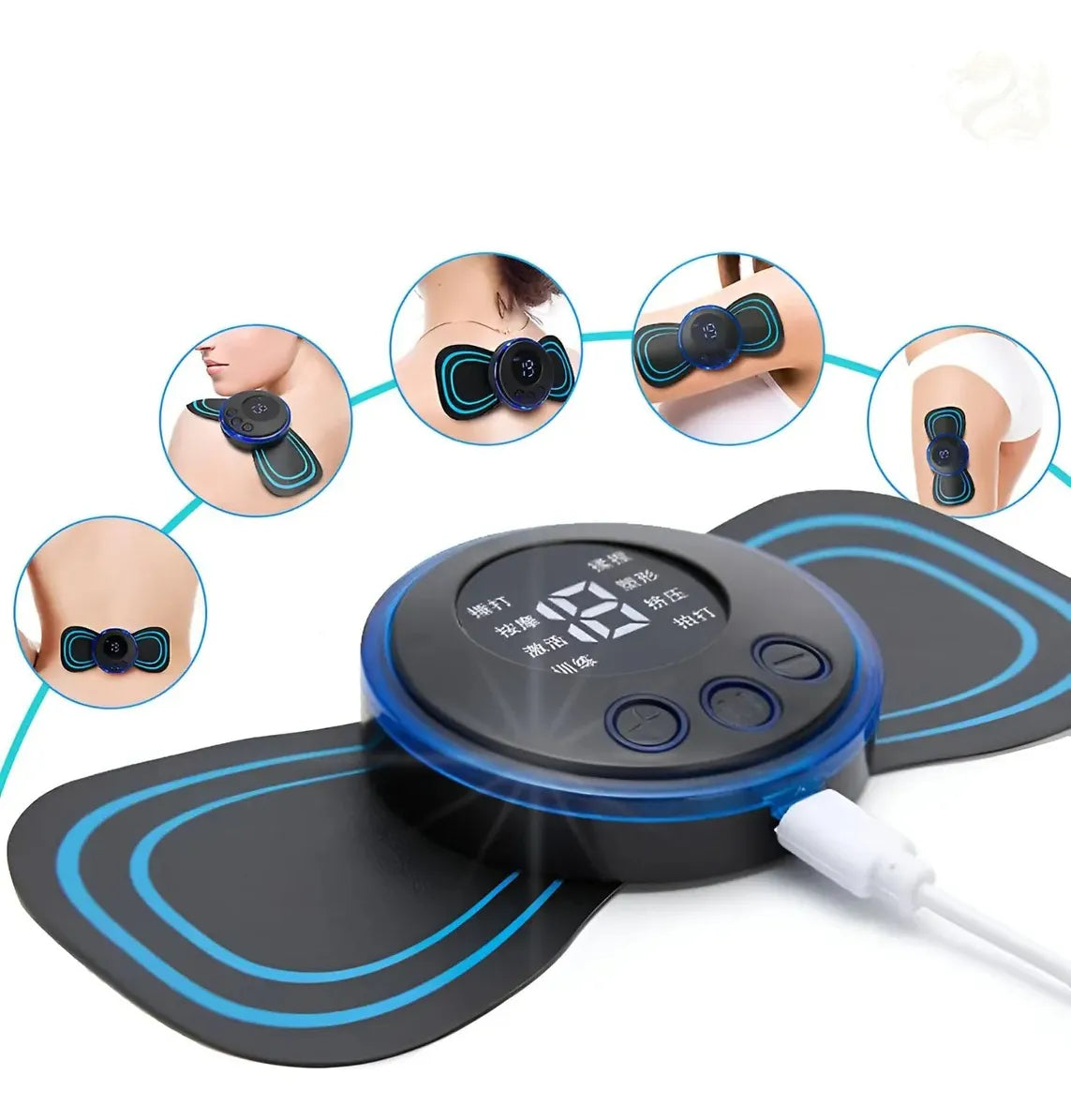 Masajeador eléctrico para relajación y liberación muscular y articular