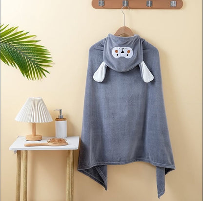 Toalla con capucha para niños