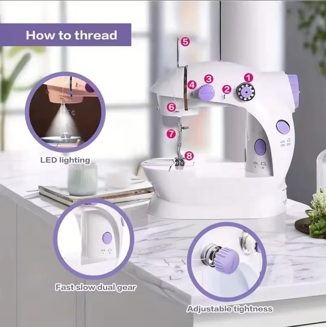 Máquina de Costura Portátil – Ajusta tu Ropa Fácil y Rápido en Casa