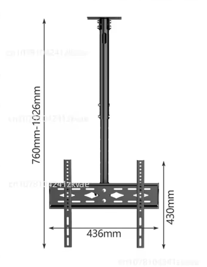 Soporte de Techo para TV – Ajustable y Seguro para tu pantalla!