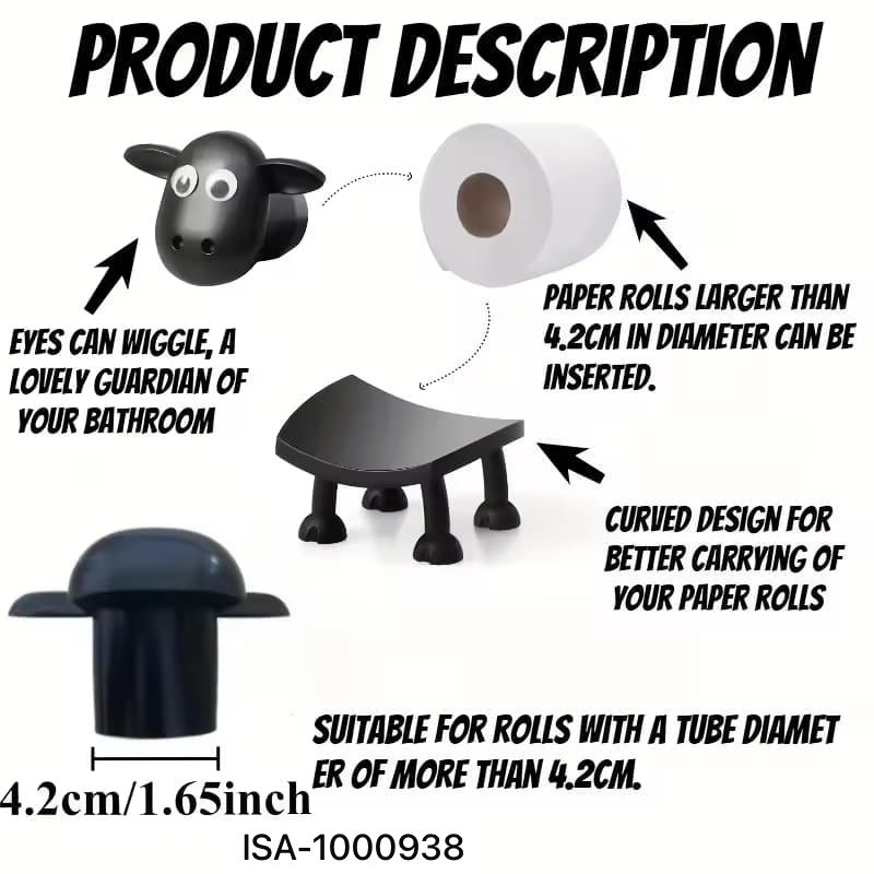 Porta Papel de Baño de ovejita 🐑