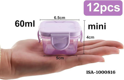 Set de Mini Recipientes Herméticos 4 Piezas