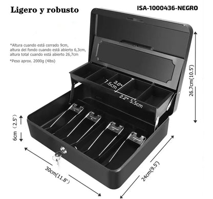 Caja de Seguridad Metálica con Combinación