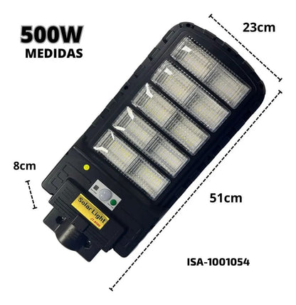 Lámpara Solar LED para Exteriores 500W