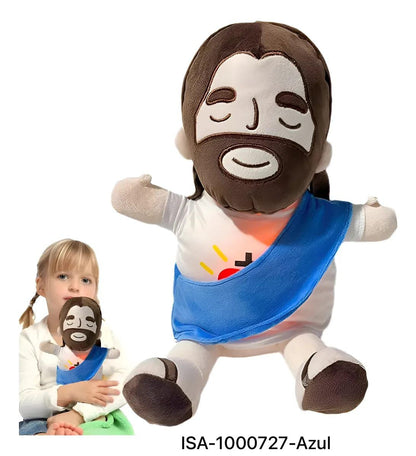Peluche De Jesús Relajante con Respiración y Sonido
