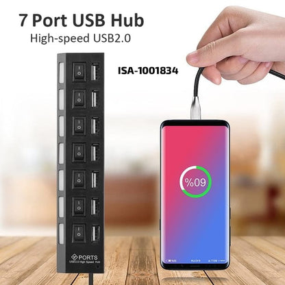 Hub USB de 7 Puertos