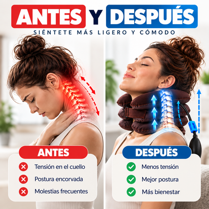 Soporte Cervical Inflable Ajustable