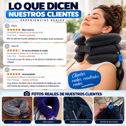 Soporte Cervical Inflable Ajustable