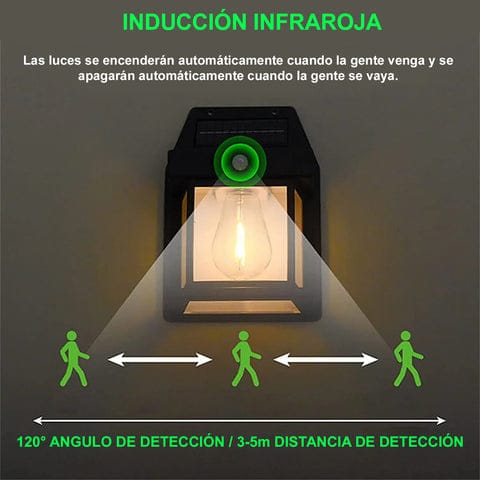 Lámpara solar para patio
