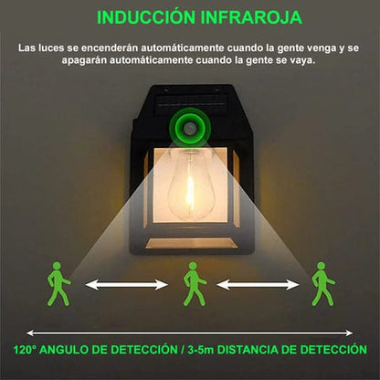 Lámpara solar para patio