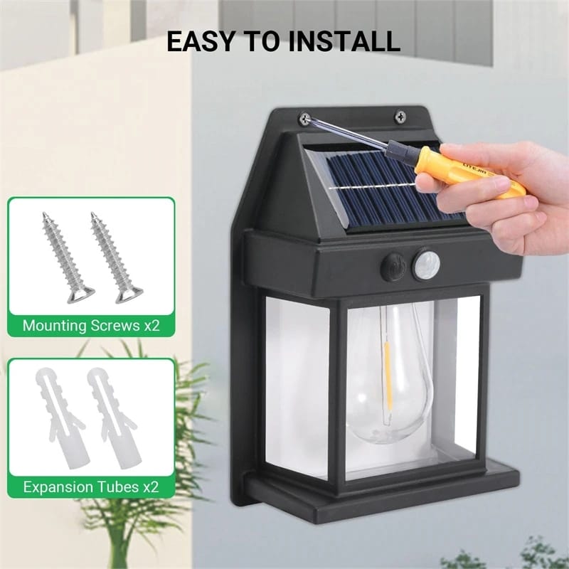 Lámpara solar para patio
