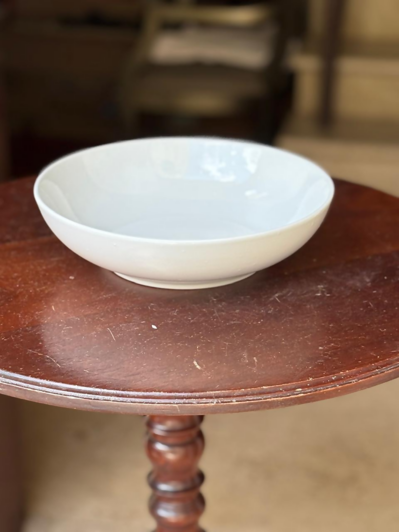 Ensaladera ceramica blanca