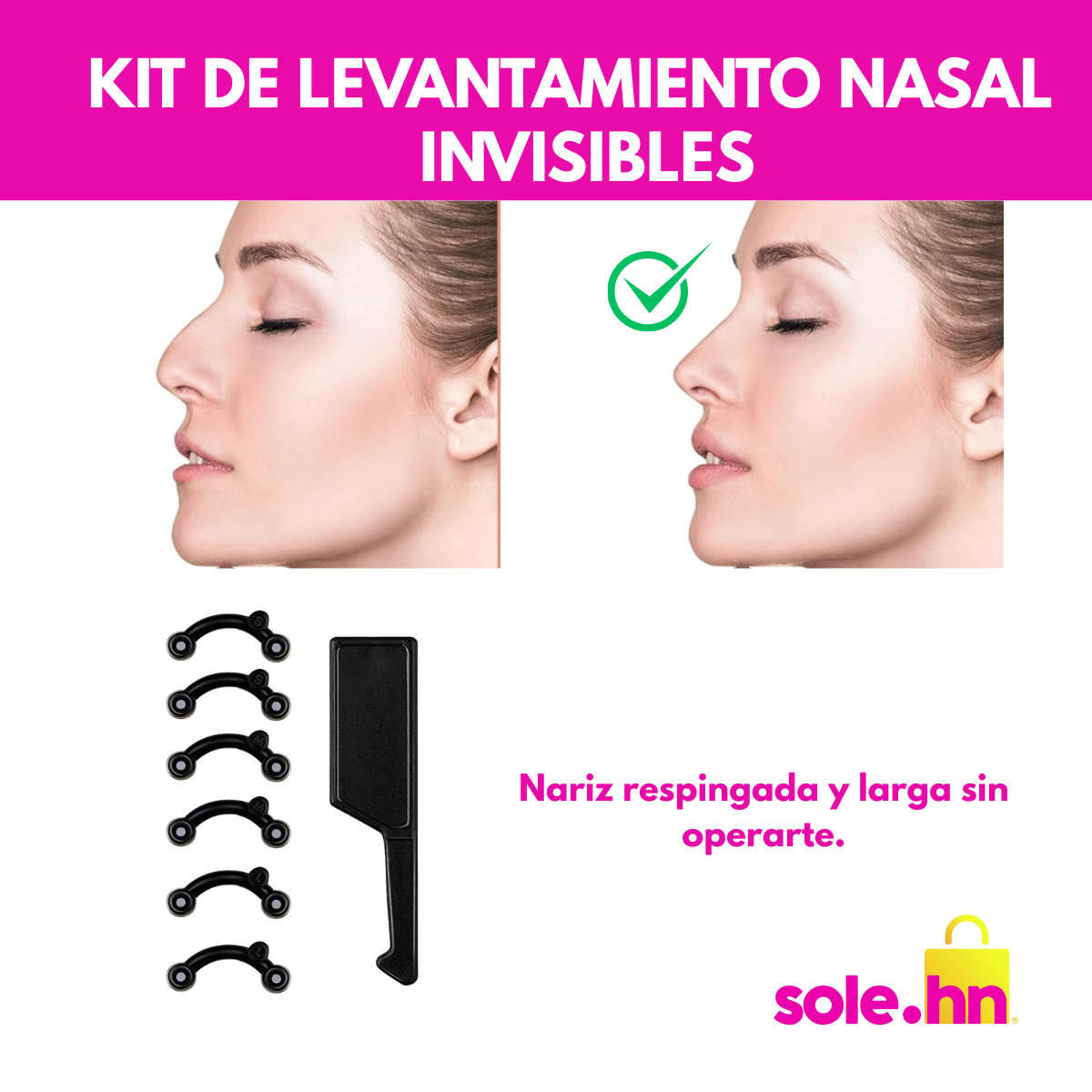 Correctores de nariz (levantadores)
