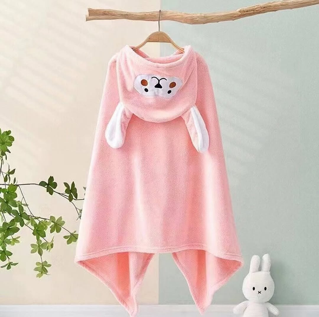 Toalla con capucha para niños