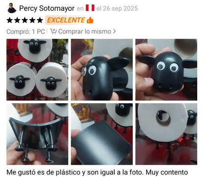 Porta Papel de Baño de ovejita 🐑