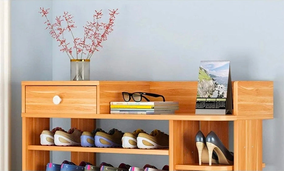 Zapatera organizador de madera MDF laminada