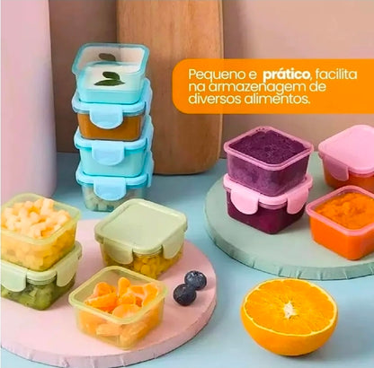 Set de Mini Recipientes Herméticos 4 Piezas