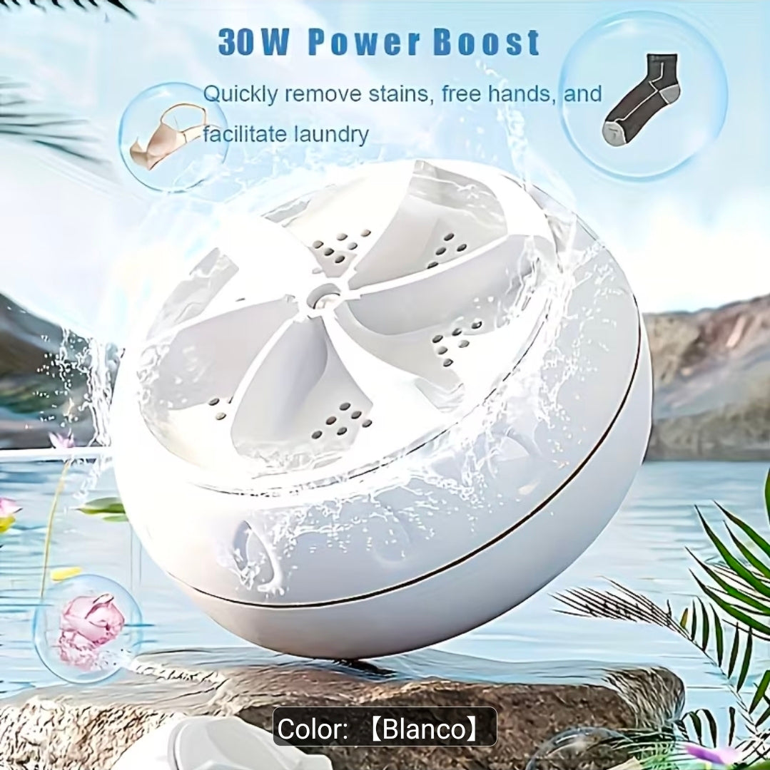 Mini Lavadora Portátil USB Ultrasónica