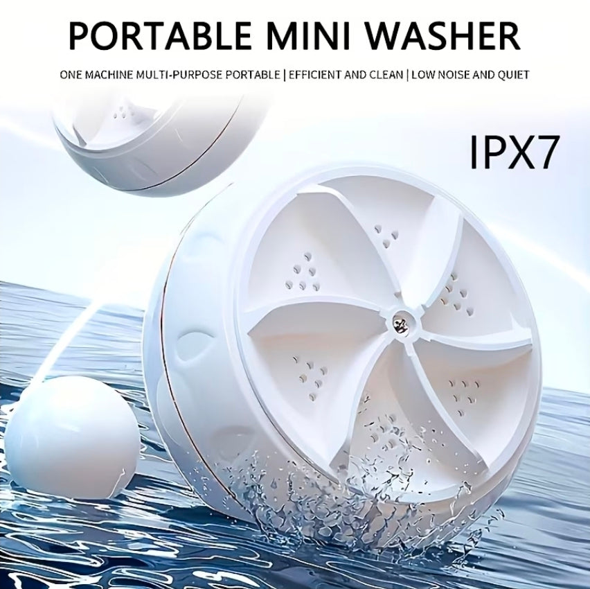 Mini Lavadora Portátil USB Ultrasónica