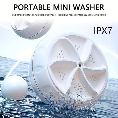 Mini Lavadora Portátil USB Ultrasónica