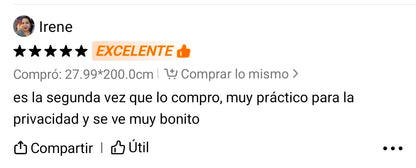 Valla Decorativa expandible con Follaje Artificial