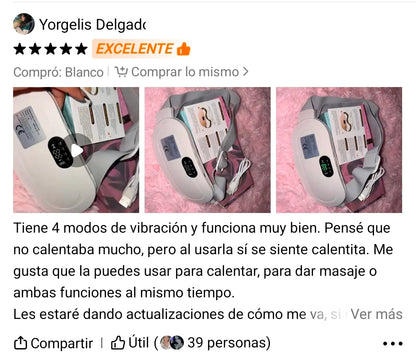 Cinturón Térmico de Alivio con Masaje USB
