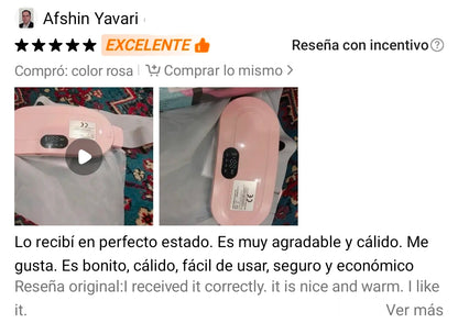 Cinturón Térmico de Alivio con Masaje USB