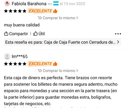 Caja de Seguridad Metálica con Combinación