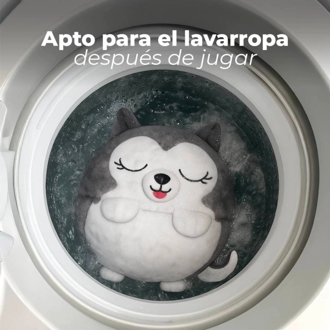 Bolsa de Dormir Infantil Almohada/Peluche Lobo Gris