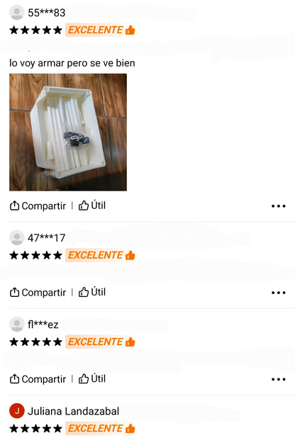 Organizador Multiuso de 5 Niveles con Ruedas