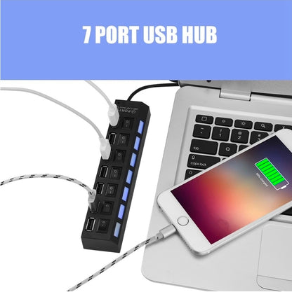 Hub USB de 7 Puertos